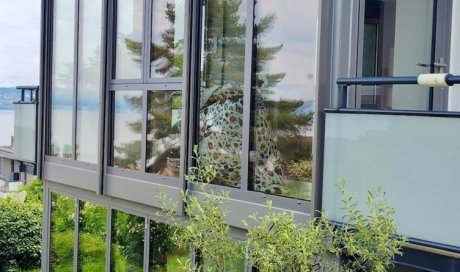 Conception d'une extension entièrement vitrée sur deux niveaux avec une magnifique vue sur le lac Léman (74)