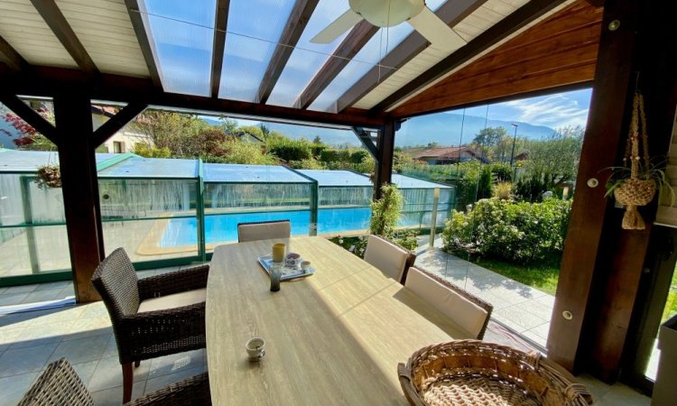 Pose de coulissant pour terrasse en Haute-Savoie